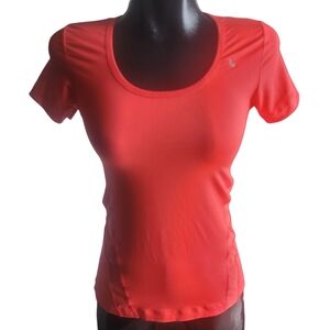 Lole Activewear Red Scoop Neck T-shirt XS